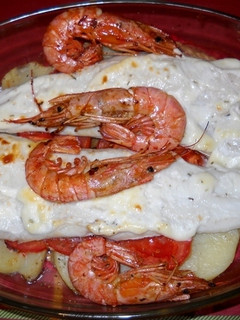 Una foto de Pescadilla asada con lactonesa