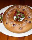 Bizcocho de horchata de chufa y frambuesas