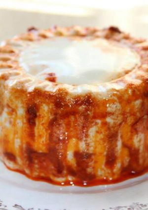 Una foto de Budín de ricota helado