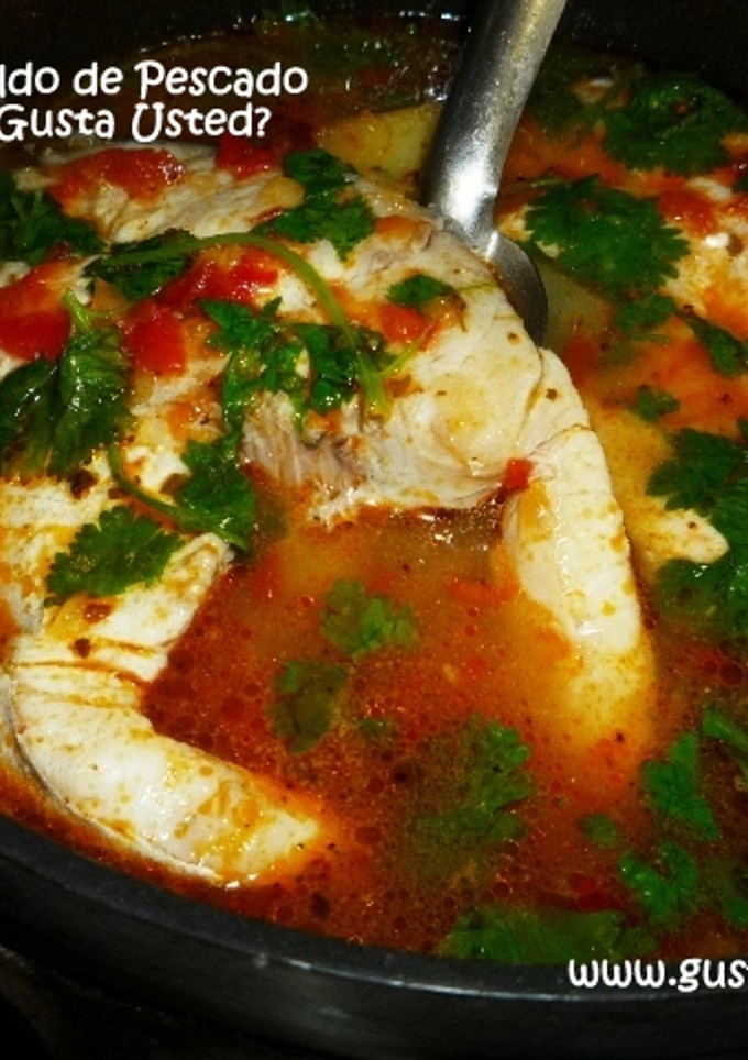 Una foto de Caldo de pescado
