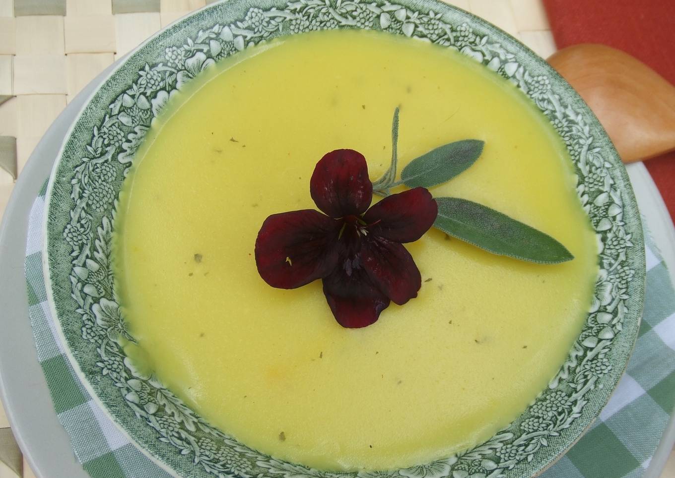 Sopa crema de maíz tierno<br />
