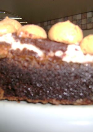 Una foto de Torta bombón de chocolate semiamargo