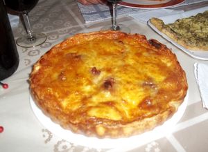 Una foto de Tarta quiche Lorraine 