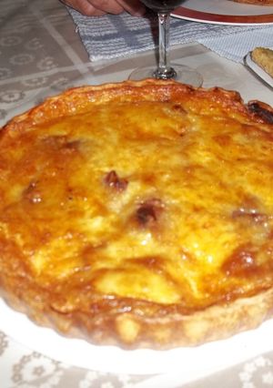 Una foto de Tarta quiche Lorraine 