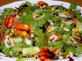 Ensalada verde al aroma de higo