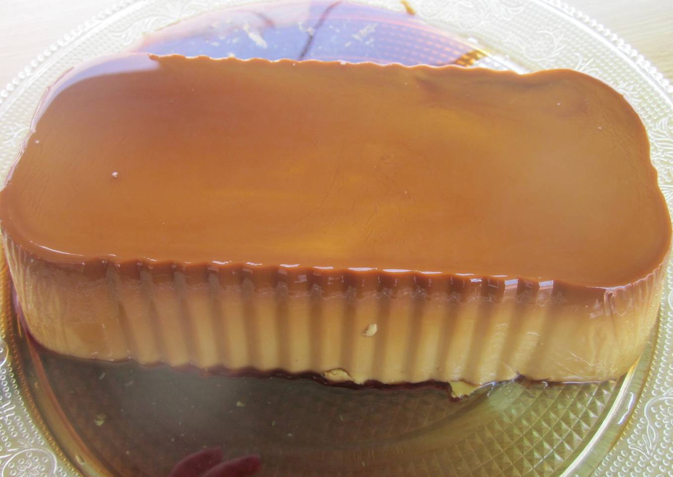 Flan de café capuccino