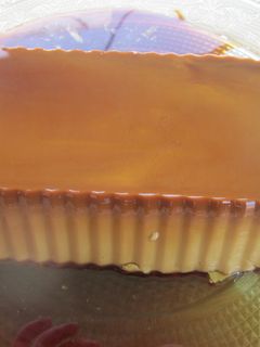 Una foto de Flan de café capuccino