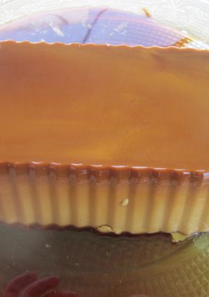 Una foto de Flan de café capuccino