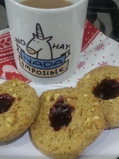 Una foto de Galletas caseras con mermerlada