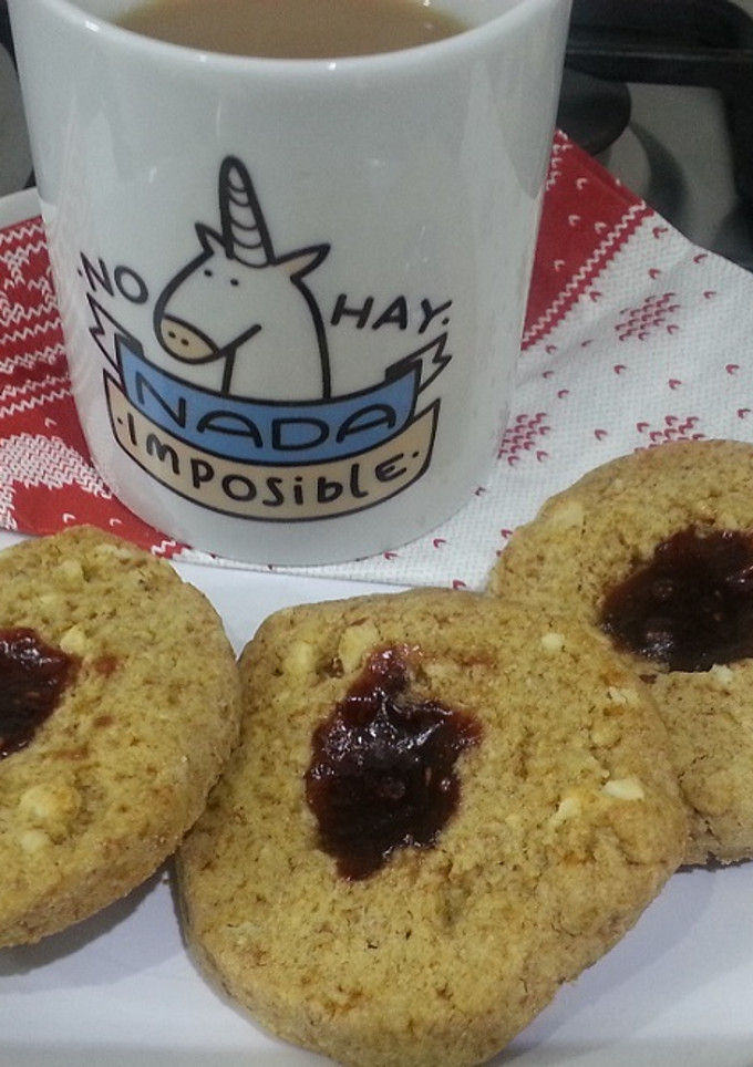 Una foto de Galletas caseras con mermerlada