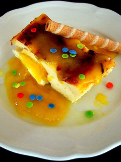 Una foto de Pastel de queso y mango