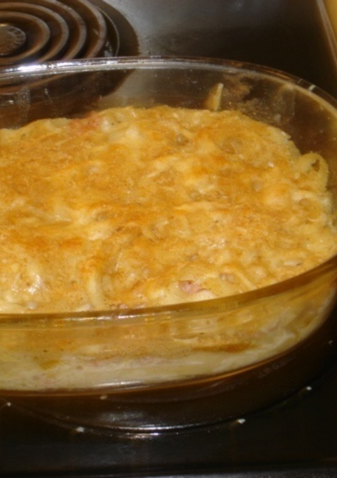 Una foto de Pollo con tallarines