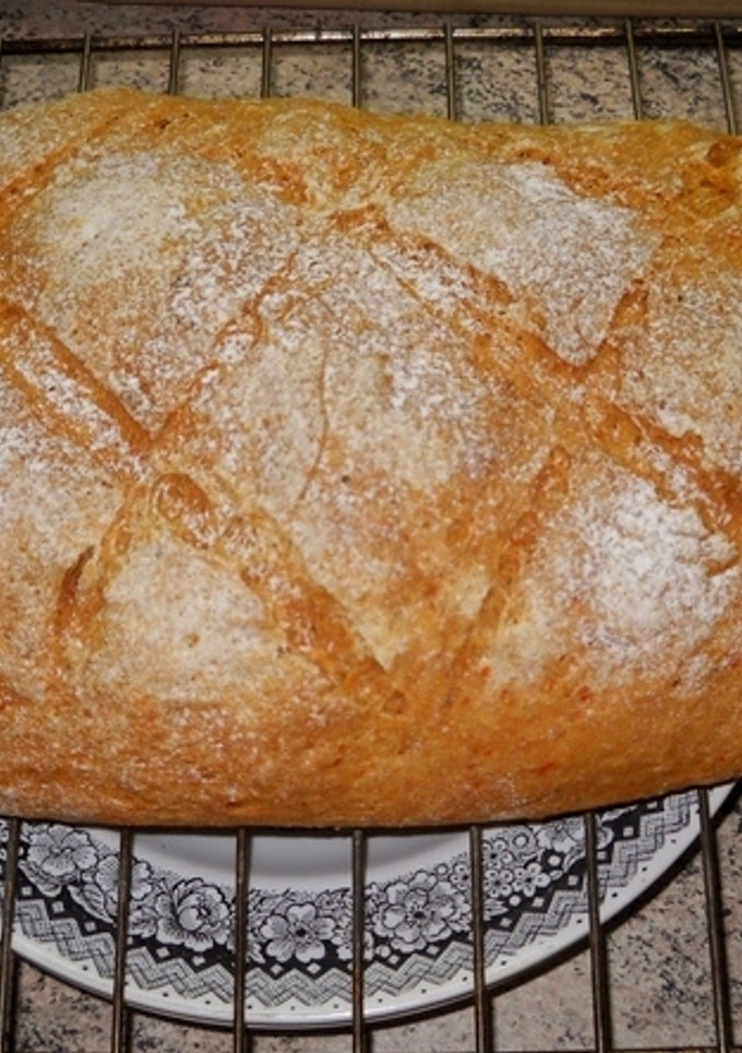 Una foto de Pan de pimientos rojos