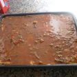 Lasañas rellenas de carne y puré de tomate