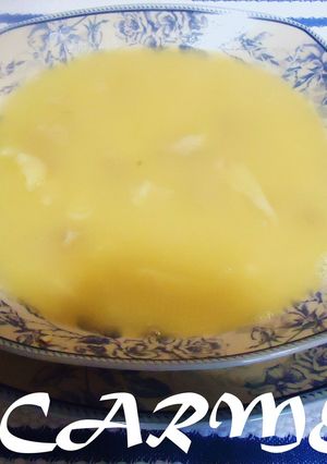 Una foto de Sopa de galets pequeños