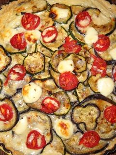 Una foto de Quiche de verduras y queso fresco
