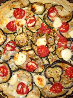 Una foto de Quiche de verduras y queso fresco