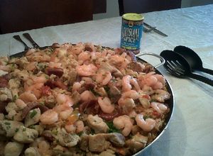 Una foto de Jambalaya (Arroz)