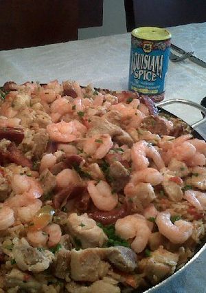 Una foto de Jambalaya (Arroz)