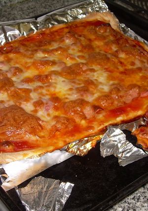 Una foto de Pizza masa crujiente
