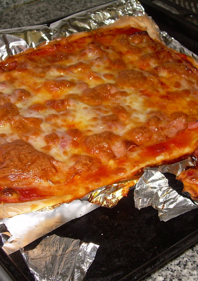 Una foto de Pizza masa crujiente