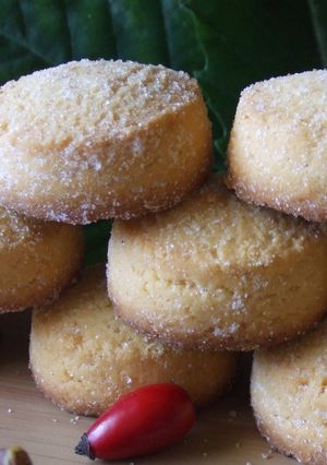 A picture of Ginger Cookies with Walnuts.