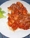 Cazuela de pollo con setas