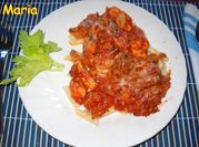 Una foto de cardo de carne