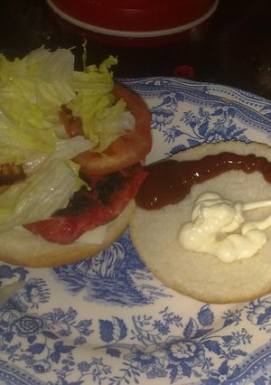 Una foto de Hamburguesa de ventresca de atún