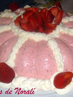Una foto de Bavaroise de frutilla