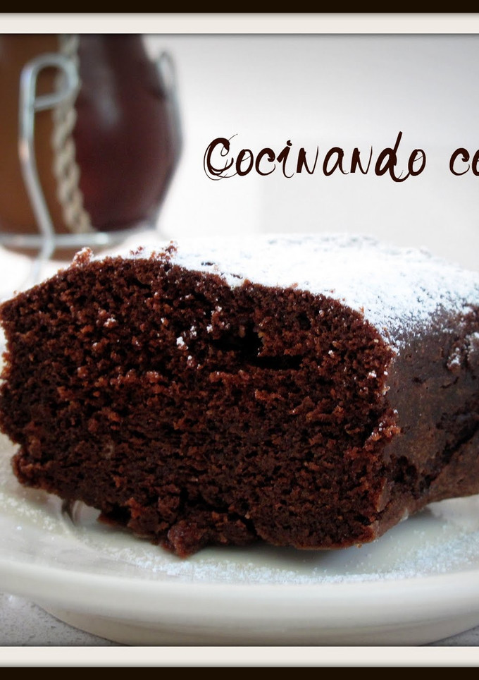Una foto de Bizcochuelo de chocolate en microondas