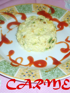 Una foto de Tartar de calabacín con queso