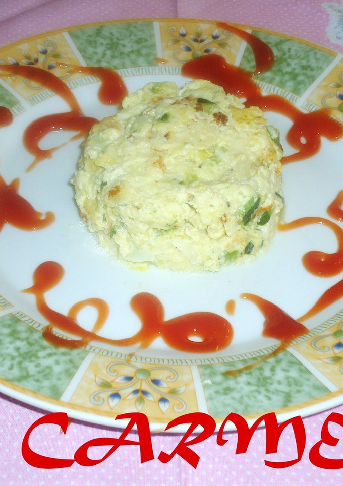 Una foto de Tartar de calabacín con queso