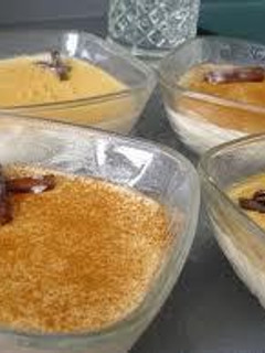 Una foto de Arroz con leche asturiano con anís