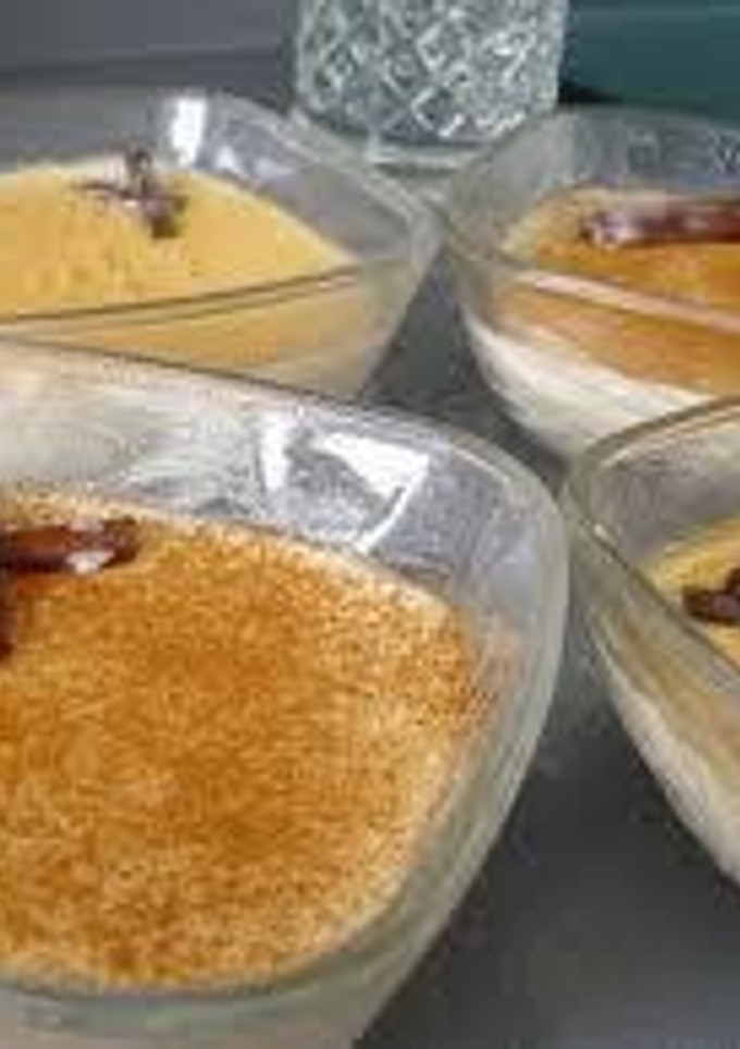 Una foto de Arroz con leche asturiano con anís