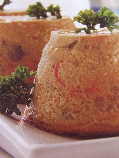 Una foto de Budín de setas y queso fresco