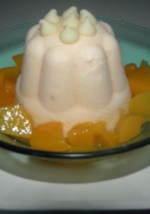 Una foto de Postre helado al champagne