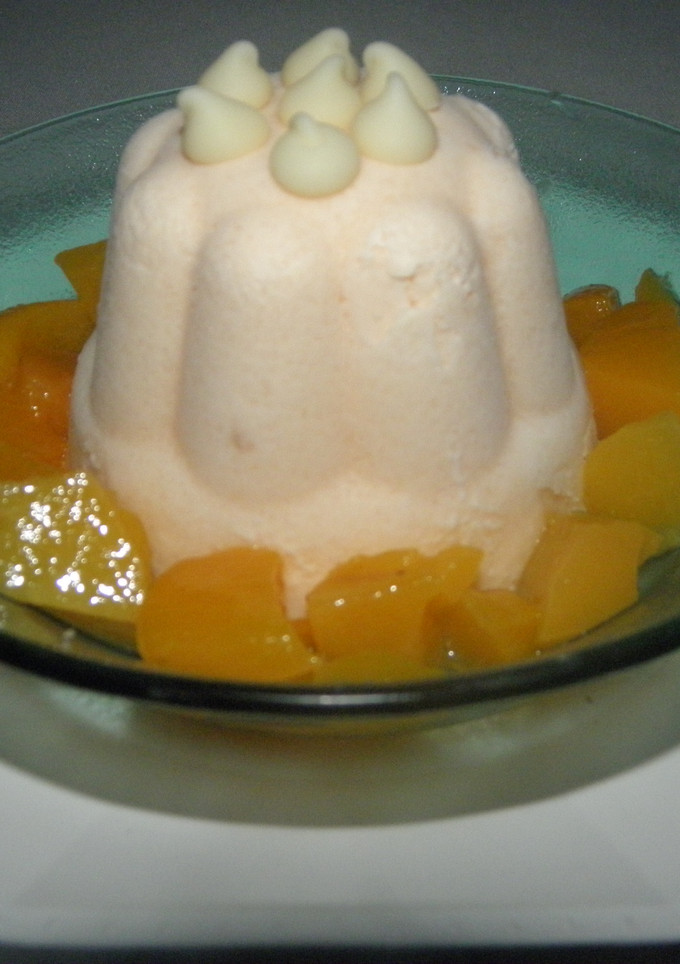Una foto de Postre helado al champagne
