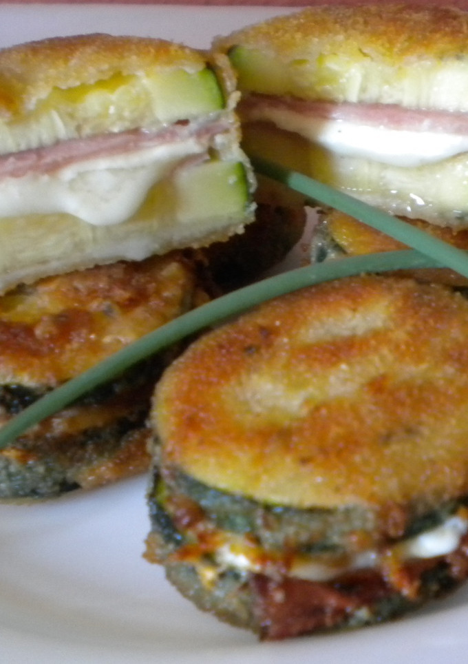 Una foto de Sandwiches de calabacín