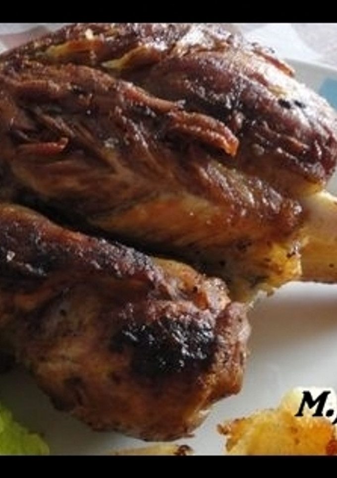 Una foto de Codillo asado 