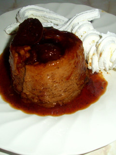 Una foto de Flan de higos
