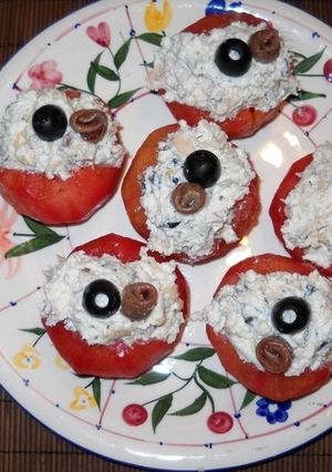 Una foto de Tomates rellenos con requesón