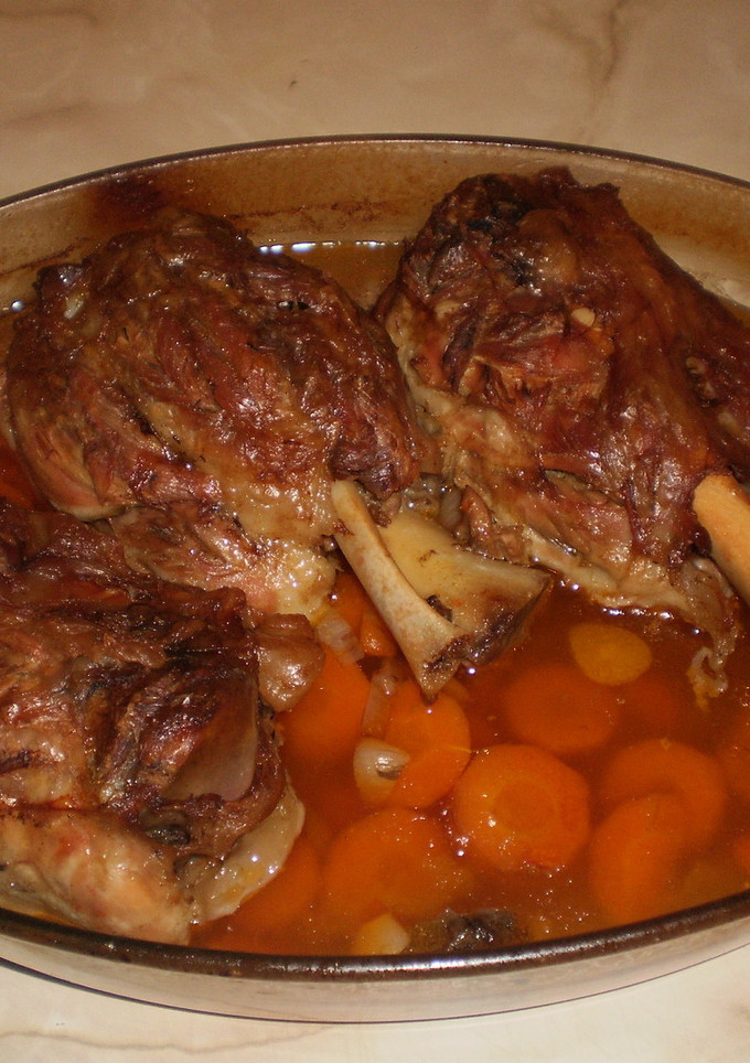 Una foto de Codillos al horno con verduras