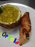 Filé de salmão ao molho oriental