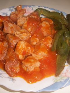 Una foto de Magra con tomate en salsita de La Fuente