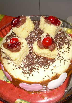 Una foto de Tarta corazones