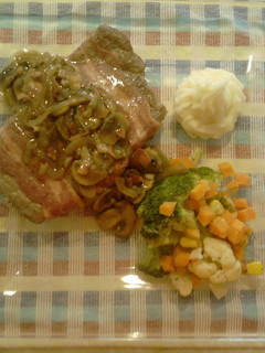 Una foto de Filete Mignon con Gravy de Champiñones