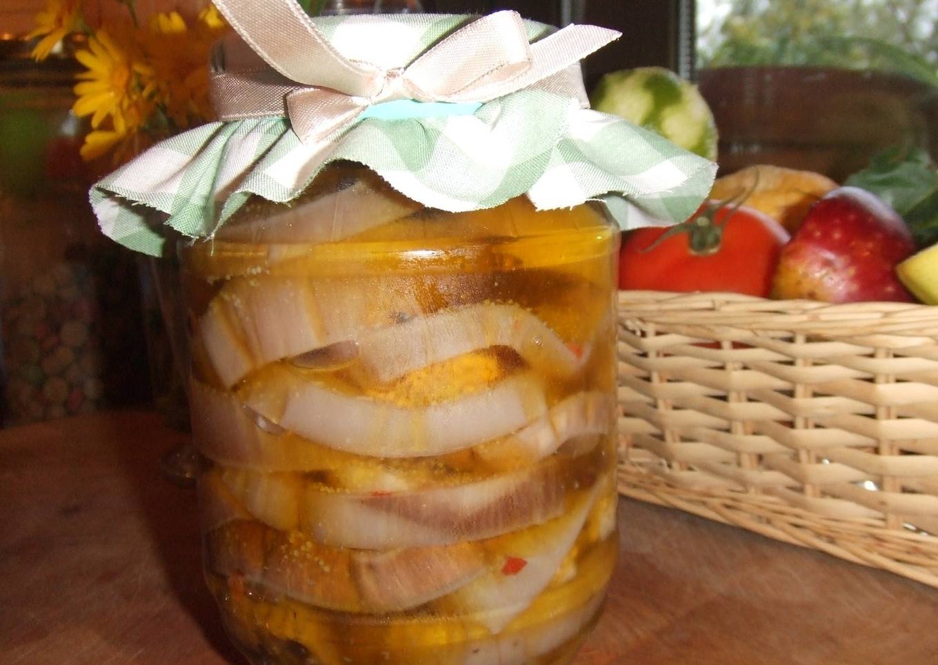 Berenjenas en aceite de oliva