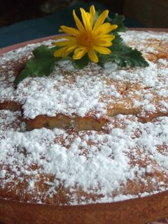 Una foto de Torta de un huevo con frutos secos