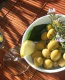 Aceitunas a las hierbas frescas